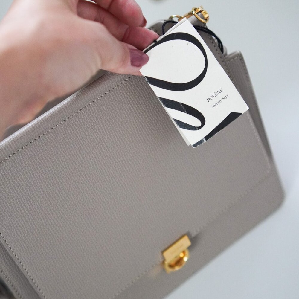 POLENE NUMERO SEPT BAG IN TAUPE COLOR (number seven) - Picture 11 of 14